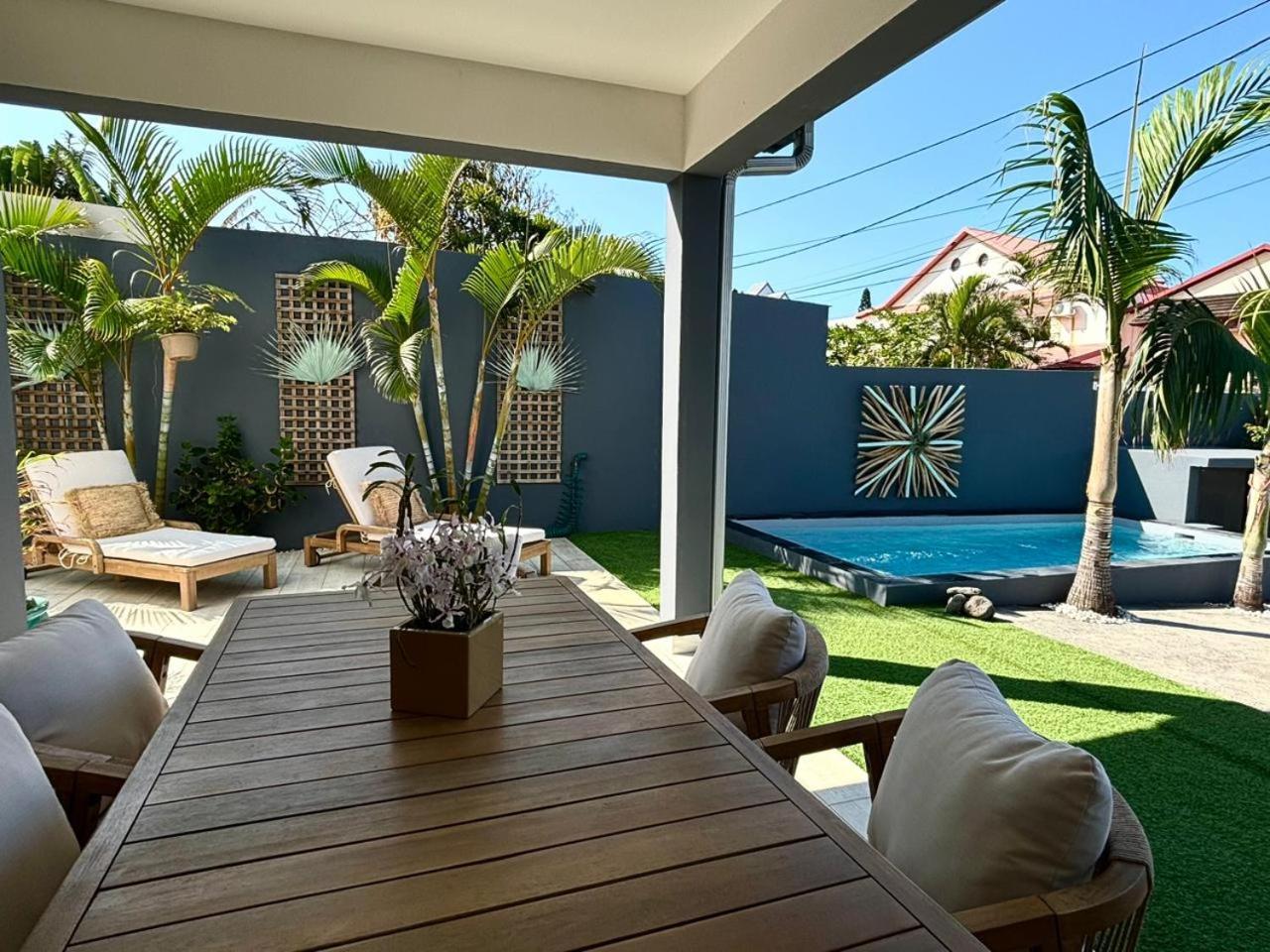 Lestipecheur Fr Villa Grise Avec Piscine Bord De Mer Saint Pierre Ngoại thất bức ảnh